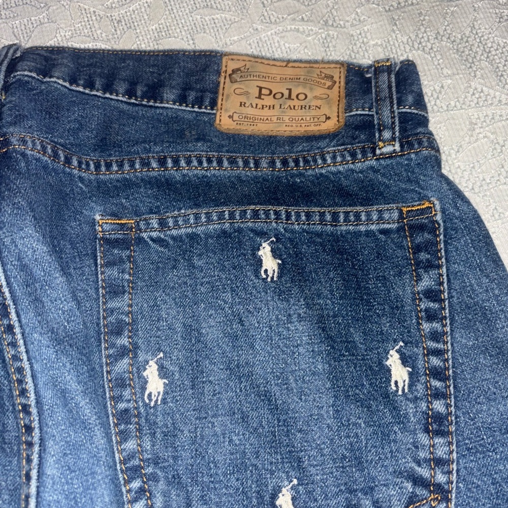 Ralph Lauren Classic Blue Jeans with embroidered polo player